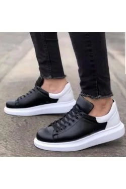 MEN'S SNEAKER COMFORTABLE SNEAKERS BLACK-WHITE