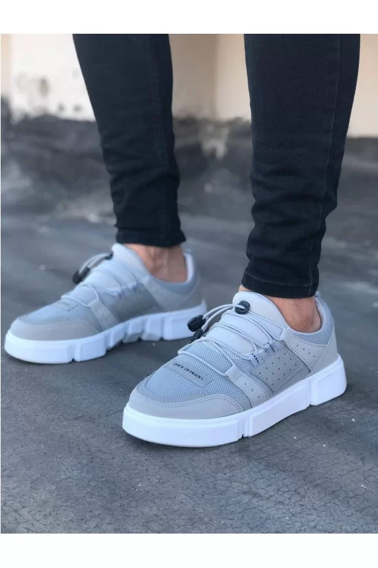 ERKEK SNEAKER RAHAT SPOR AYAKKABI BUZ GRİ ERKEK SNEAKER RAHAT SPOR AYAKKABI BUZ GRİ