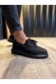 Knack Saisonale Wildlederschuhe mit hoher Sohle 009 Schwarz (Schwarze Sohle) Knack Saisonale Wildlederschuhe mit hoher Sohle 009 Schwarz (Schwarze Sohle)