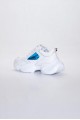 KADIN SNEAKER RAHAT SPOR AYAKKABI BEYAZ - MAVİ