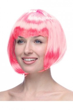 Küt Peruk - Toz Pembe (Açık Pembe)