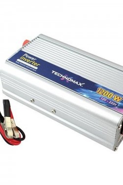 220-V-Ausgangskonverter für Auto-Zigarettenanzünder – Gleichstrom-Wechselstrom-Stromrichter 1200 W