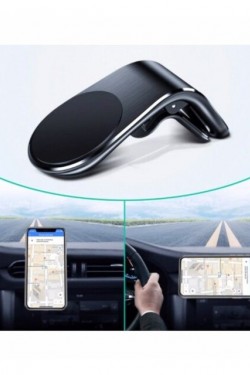 Klima Izgarasına Takılan Mandallı Mıknatıslı Telefon Tutucu