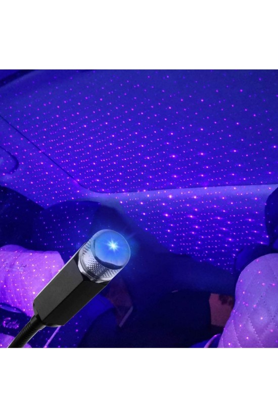 Araç İçi Usb li Aydınlatma Lazer Işık Mavi Araç İçi Usb li Aydınlatma Lazer Işık Mavi