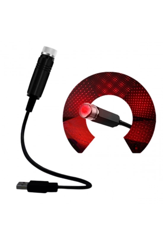 Araç İçi Usb li Aydınlatma Lazer Işık