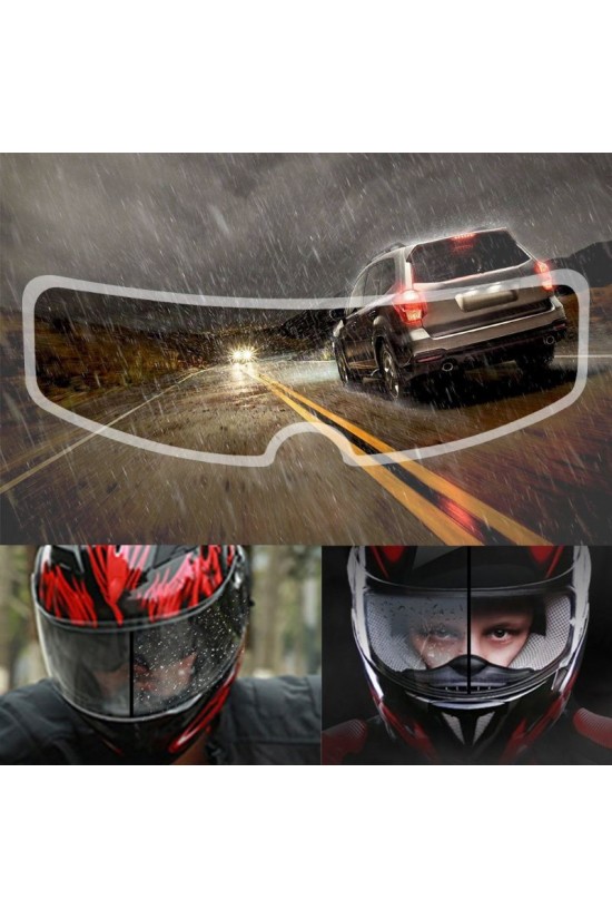 Kask Yağmur Kaydırıcı - Anti-sis Hidrofobik Film Kask Yağmur Kaydırıcı - Anti-sis Hidrofobik Film