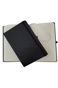 Cahier doublé de cuir