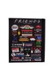 Friends Motifli Lastikli Defter