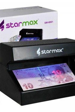 STARMAX SM-8001 PARA KONTROL CİHAZI PİLLİ 4W MOR IŞIK