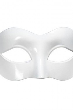 Beyaz Renk Masquerade Kostüm Partisi Venedik Balo Maskesi
