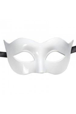 Beyaz Renk Masquerade Kostüm Partisi Venedik Balo Maskesi