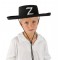 Z Logolu Çocuk Boy Bağcıklı Zorro Şapkası