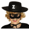 Z Logolu Zorro Şapkası ve Zorro Maskesi Çocuk Boy
