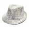 Chapeau Enfant Paillettes Couleur Argent