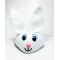 White Color Eared Rabbit Hat Animal Hat
