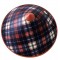 Checkered Satin Coated Blue Red Vietnam Hat