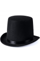 Zirkusdirektor-Zauberer-Hut, Fedora, 12 cm, für Erwachsene, schwarz, 2. Qualität Zirkusdirektor-Zauberer-Hut, Fedora, 12 cm, für Erwachsene, schwarz, 2. Qualität