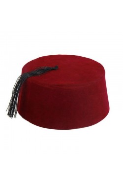 Bordo Renk Osmanlı Fesi Garson Boy 8 No 12-13 Yaş