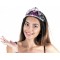 Couronne de fête écrite princesse couleur argent 60 cm