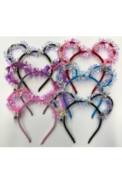 Beleuchtete Mickey Crown Quaste, gemischte Farben, 12 Stück