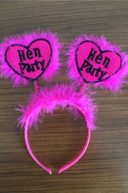 Şeker Pembe Fuşya Renk Bekarlığa Veda Partisi Hen Party Taç