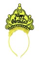 Happy Birthday Neon Sarı Renk Doğum Günü Tacı 24x15 cm Happy Birthday Neon Sarı Renk Doğum Günü Tacı 24x15 cm