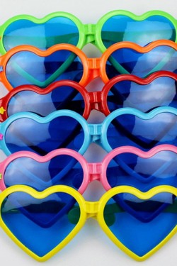 Бокалы для вечеринок Big Heart в ассортименте, 12 шт.