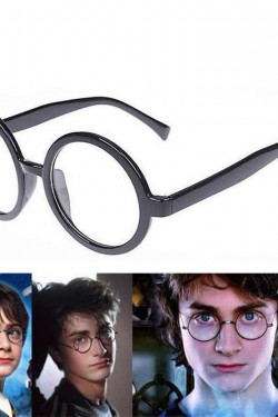 Schwarz gerahmte Harry-Potter-Brille