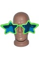 Verres de fête en forme d'étoile Megastar de couleur verte Verres de fête en forme d'étoile Megastar de couleur verte