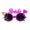 Pink Color Bride Bachelorette Party Glasses 8x16 cm