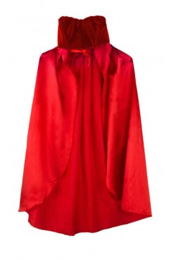 Cape Halloween Col Rouge 90 cm