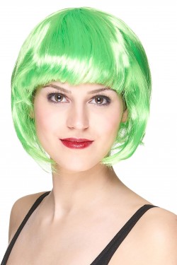 Perruque Green Party cheveux courts émoussés