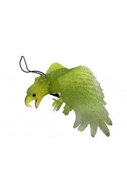 Grüne Farbe, weicher Kunststoff-Witzadler-Fledermaus-Schlüsselanhänger, Scherzmaterial
