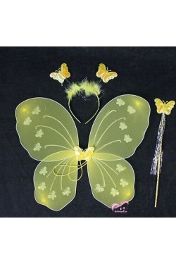 Butterfly Wing Set Yellow Color
