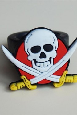 Child Compatible Plastic Pirate Ring with Pirate Sword
