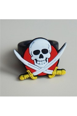Anneau de pirate en plastique compatible avec les enfants avec épée de pirate