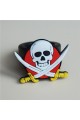 Anneau de pirate en plastique compatible avec les enfants avec épée de pirate