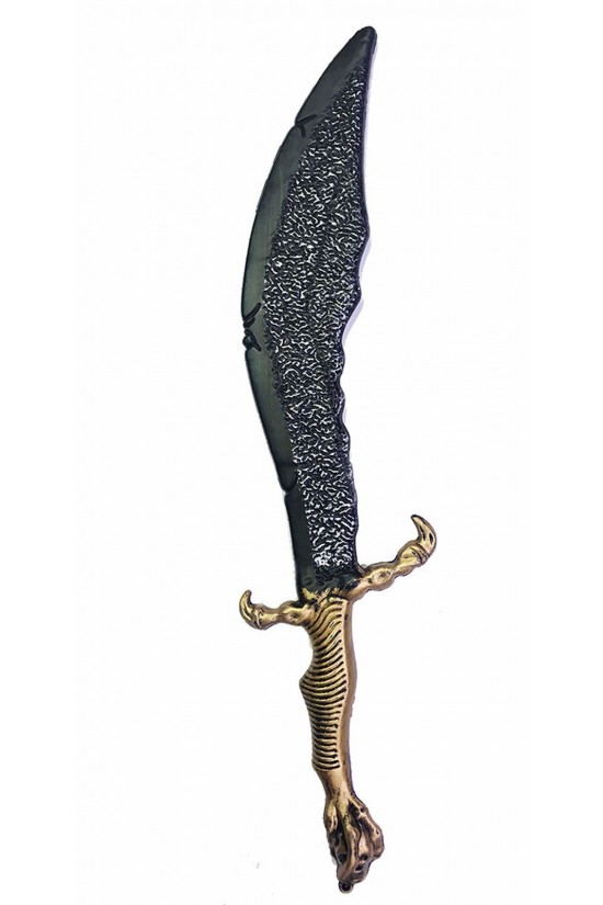 Eskitilmiş Desenli Plastik Oyuncak Jack Sparrow Korsan Kılıcı 60 cm