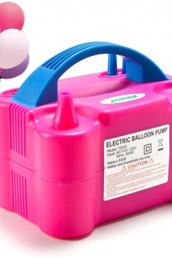 Elektrikli Balon Pompası Çift Uçlu Çift Çıkışlı Balon Makinası