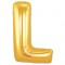 L Letter Foil Balloon Gold Color 40 inch