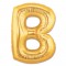 B Letter Foil Balloon Couleur Or 40 pouces