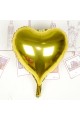 Kalp Uçan Balon Folyo Sarı 80 cm 32 inç