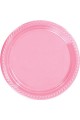Pembe Plastik Tabak 22 cm 25li