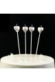 Bougie Coeur Métallisé avec Bâtons Bougie Anniversaire Argent Bougie Coeur Métallisé avec Bâtons Bougie Anniversaire Argent