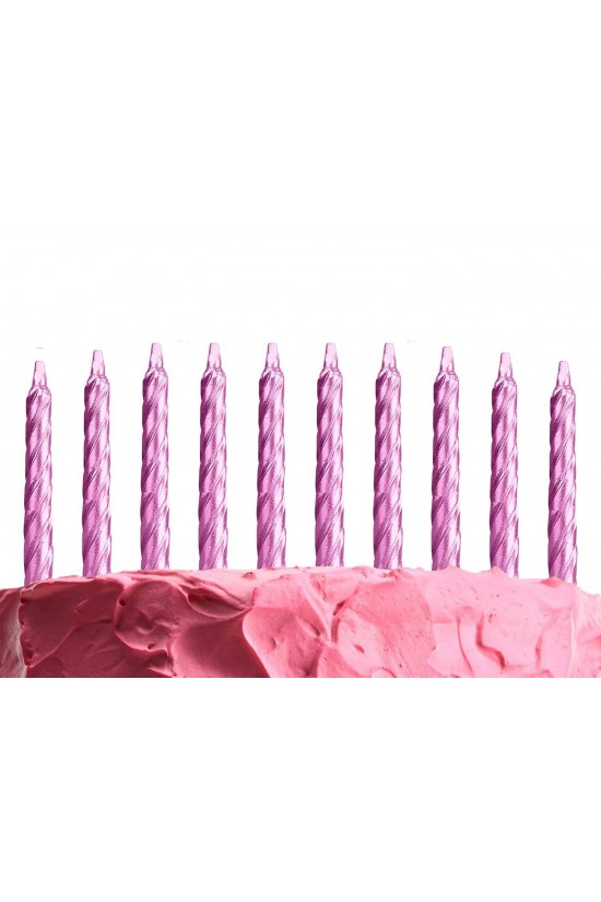 Rose Pembe Renk Doğum Günü Evlilik Yıldönümü Pasta Mumları 10 Adet Rose Pembe Renk Doğum Günü Evlilik Yıldönümü Pasta Mumları 10 Adet