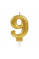 9 Rakam Mum Gold Renk 9 Rakam Mum Gold Renk