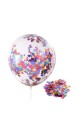 Kalp Pullu Şeffaf Yuvarlak Balon 24 İnç Kalp Pullu Şeffaf Yuvarlak Balon 24 İnç