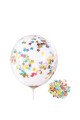 Yıldız Pullu Şeffaf Yuvarlak Balon 24 İnç Yıldız Pullu Şeffaf Yuvarlak Balon 24 İnç