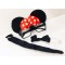 Minnie Mouse Goggles Bowtie Tail Set