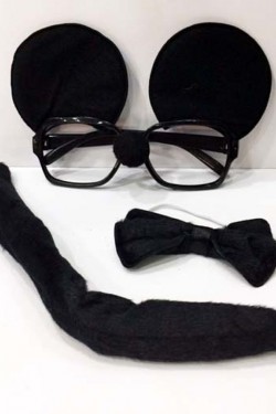 Mickey Mouse Goggles Bowtie Tail Set